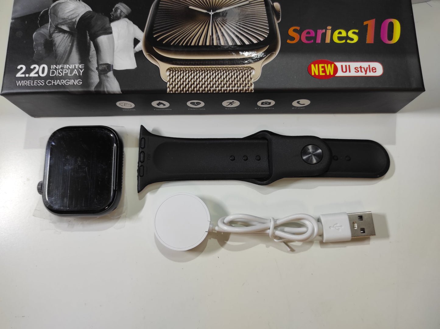 Smartwatch serie 10 con pantalla 2.2 pulgadas negro - additional image 3